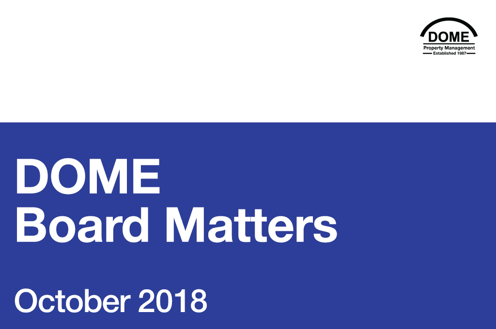 Board Matters – October 2018